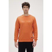 Bad Bear Marlow Crewneck Orange Erkek Sweatshirt 001