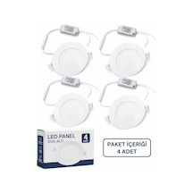 Ct 5145 Led Spot 6w 6400k Beyaz Işık 4 Adet