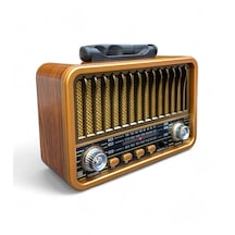 Royaltrend RT-835 Nostaljik Radyo Solar Güneş Panelli Nostalji Radyo