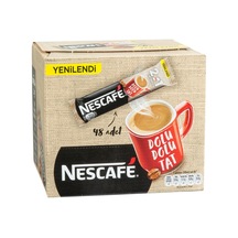 Nescafe 2'si 1 Arada Kahve 48x10 G - Pratik Ve Lezzetli Kahve Deneyimi 2'li Ekonomik Paket - 2 Tarı Çekirdek Kahve