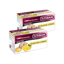 Tisan Zencefil Limon Bitki Süzen Poşet Çay 2 x 20'li