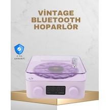 Retro Pikap Tasarımlı Bluetooth Hoparlör Projektörlü Şarjlı Lamba Mh-hs3007-2214