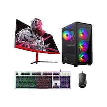 Turbox TX4694 i5-10400F 16 GB 512 GB M.2 Nvme SSD 4 GB RX560 23.6" Oyuncu Dos Masaüstü Bilgisayar