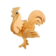 3D Ahşap Puzzle -  Horoz