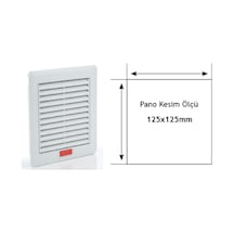 Çetinkaya V02.160.003 ,150x150mm Fan Filtre/menfez