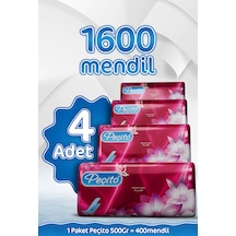 Peçito Elite Çift Katlı Çek-al Mendil 4 x 400'lü