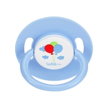 Wee Baby Mat Yuvarlak Gövdeli Yuvarlak Uçlu Emzik No:3 Yoğun Akış Çok Renkli