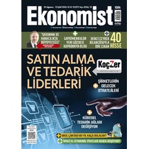 Ekonomist Dergi 30 Ağustos - 12 Eylül 2026