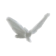 El Yapımı Mini Murano Cam Kelebek Biblo A141-02