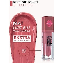 Kiss Me More Yüksek Pigmentli & Mat Bitişli Nemlendirici Likit Ruj 0