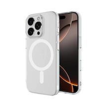 Newface Apple İphone 16 Pro Kılıf Magneticsafe Şeffaf Silikon - Şeffaf