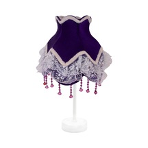 Mor Kadife Abajur Metal Ayak Model Ab0773 Diğer