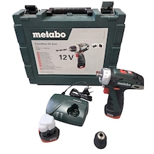 Metabo Powermaxxbs Basıc 12v 2.0 Amper Akülü Matkap Plastik Çantalı