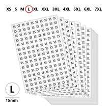 L Yapışkanlı Çapı-15mm Yuvarlak Beden Etiketi 300 Adet 300