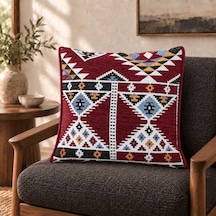 Bk Gift El Yapımı Otantik Türk Kilim Kırlent Yastık 43x45 Cm -5 Bohem Etnik Dekoratif Koltuk Yastığı Bitmeyencom38225 Bk Gift Renkli