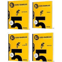 Hız 2025 5. Sınıf Matematik Türkçe Fen İngilizce Soru Seti 4 Kitap