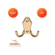 Ri Ko Askı, Metal Vestiyer Askısı, 54 Gr, Dolap Ve Duvar Askılığı, Altin Vidalı Altın