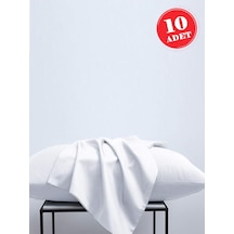 Caqqa 10 Adet 63 Tel %100 Pamuk Yastık Kılıfı 50 X 70 Cm