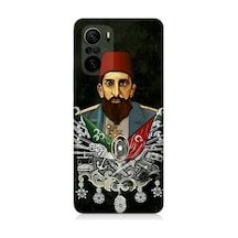 Xiaomi Poco F3 Uyumlu Osmanlı 2. Abdülhamid Han Desenli Silikon Kılıf