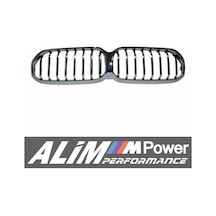 Bmw G30/g38 18-20 Krom/siyah Panjur Ön Panjur Böbrek Seti Uyumlu Değişim Parça
