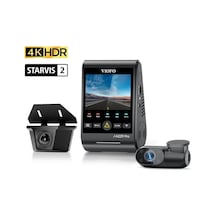 Viofo A229 Pro W 3 Kameralı Ön+arka Su Geçirmez+iç 4k+2k+1080p Sony Starvıs 2 Sensör Gps'li Araç Kamerası