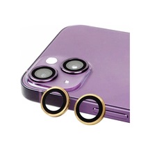Apple İphone 15 Plus Raze Metal Kamera Lens - Sarı Belirtilmemiş