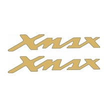 Yamaha Xmax Uyumlu Damla Yazı Gold 22x4 Cm Sticker