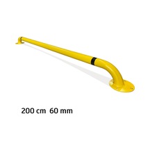 Otopark Araç Stoperi Bariyeri Park Sonlandırma Stop Demiri 200cm Ø60mm 2mm