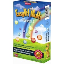 Easyvit Multi Omega 3 Çiğnenebilir Jel Form  30 Luk