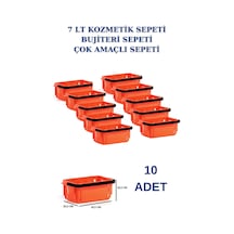 10adet 7Litre Kozmetik Sepeti Bijuteri Sepeti Kırtasiye Sepeti T