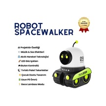 Robot Spacewalker Akıllı Yürüyen Işıklı Müzikli Oyuncak Robot, Hareketli Kollar, Ses Efektleri, Çocuk Eğitim Ve Eğlence Robotu Hzlstore-1476