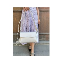 Just Polo Kadın Yeni Sezon Örgü Detaylı Ayarlanabilir Askılı Lüks El Ve Omuz Çantası Ebat : 26 X 14 Cm Taş