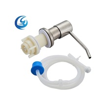 Dancemonkey Paslanmaz Çelik Bulaşık Sabunluk 1.2m Silikon Hortum + Fırçalı Pompa Başlığı Ev İçi Çok Renkli Çok Renkli