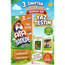 3.sınıftan 4.sınıflara Geçenler İçin Yaz Testim 2 Adet Hikaye Kitabı Hediyeli