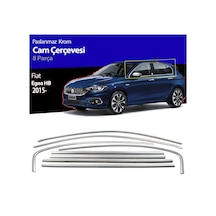 Fiat Egea Hb Cam Çıtası Çerçevesi Komple Set Kromu Nikelajı