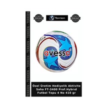 Özel Üretim Hediyelik Aktivite Saha Ft-3400 Prof.hybrıd Futbol Topu 4 No 410 Gr Çok Renkli