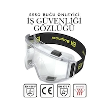 S550 Şeffaf Çok Amaçlı Koruyucu Gözlük Antifog Buğu Yapmaz Çizilmeye Dayanıklı İş Güvenliği Gözlüğü