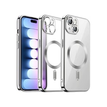 Apple iPhone  Uyumlu,  13 Kılıf Kross Magneticsafe Kapak - Titan Gri