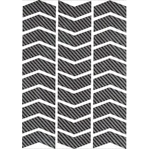 Ok Şeklinde Gerçek Karbon Fiber Dokulu Sticker Çınar Extreme Ok Şeklinde Gerçek Karbon Fiber Dokulu Sticker Çınar Extreme