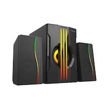Mıkado Md-254 2+1 25w 5w 2+15w Usb+sd+fm Bluetooth Destekli Rgb Ses Sistemi
