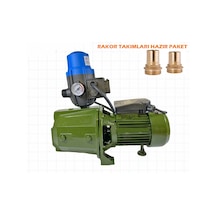 Metal Dişli Otomatik Sistem Paket Hidrofor Su Pompası 1Hp Rakor