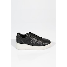 Dgn Es1508 Kadin Bağcikli Desenli Spor Ayakkabi Siyah Dgn Es1508 Kadin Bağcikli Desenli Spor Ayakkabi Siyah