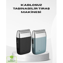 Kablosuz Şarjlı Sakal Tıraş Makinesi Kuru Kullanım, Uzun Pil Ömrü Diğer