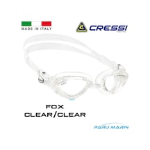 Parumarin Cressi Fox Clear / Clear Yüzücü Gözlüğü