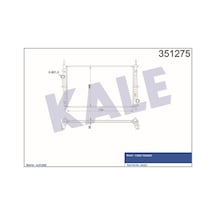 KALE OTO Radyatör 351275 Radyatör Transit 3.2 TDCI 06-