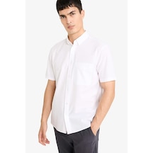 Defacto %100 Pamuk Oxford Gömlek D7419ax26spwt34 Beyaz-wt34