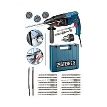 Steiner 4000 W Profesyonel Kırıcı Delici Darbeli Matkap + Uç 20 Adet + Mandren