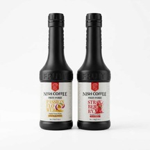 Nish Coffee Çarkıfelek - Çilek Aromalı Püre Sos 2 X 1.150 Gr