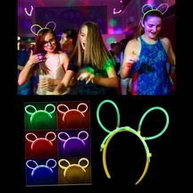 Glow Taç Fosforlu Taç Karışık Renk 12 Adet Bx40 +0