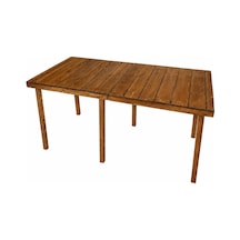 Çok Amaçli Katlanabilir Kamp, Piknik Masasi Ceviz 60x60x9 Kahverengi